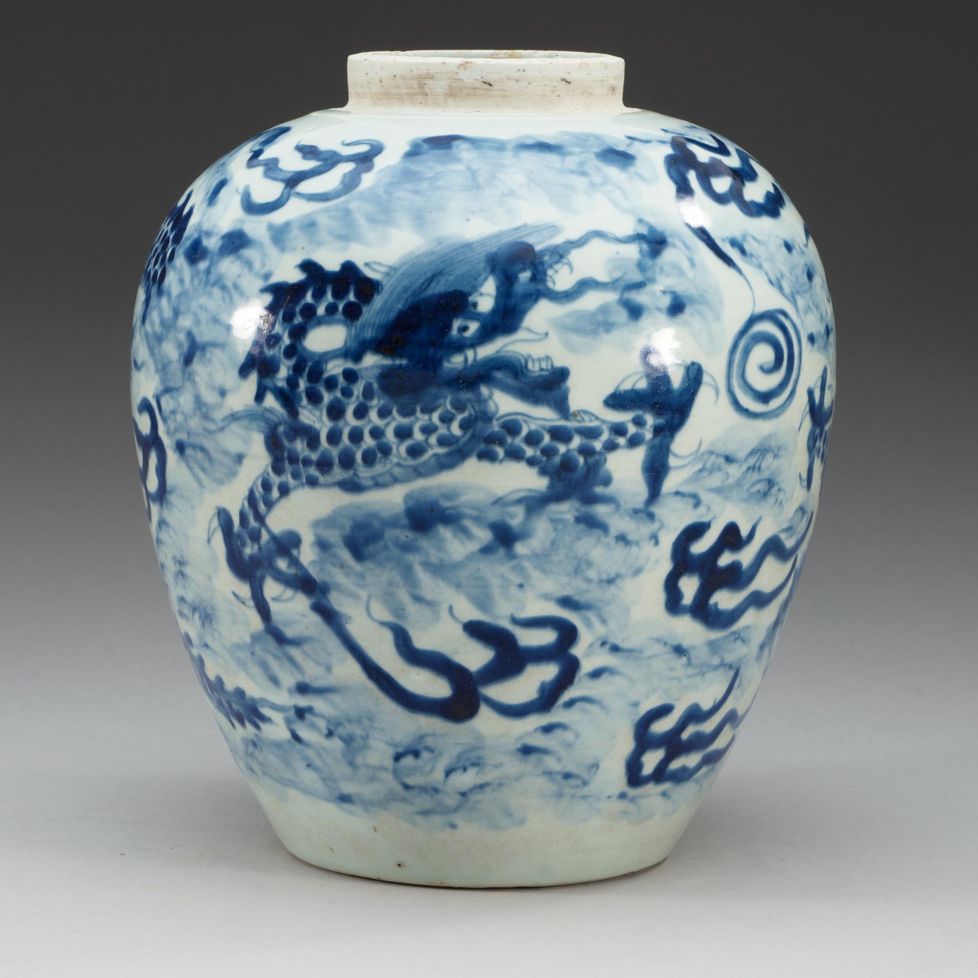 KRUKA, porslin. Transition, 1600-tal.
