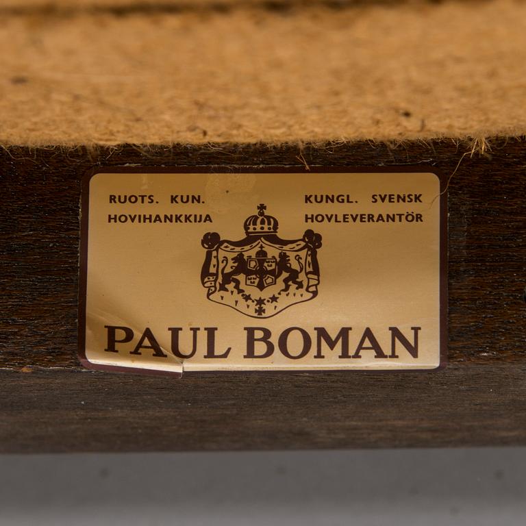 A pair of 1930s armchairs, manufacturer Paul Boman, Finland.