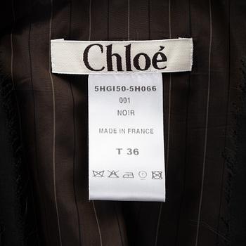 Chloé, a wool and silk vest, size 36.