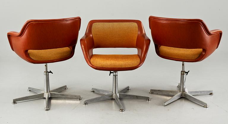 SNURRSTOLAR, Olli Mannermaa för Martela Oy, Finland, 1900-talets fjärde kvartal.