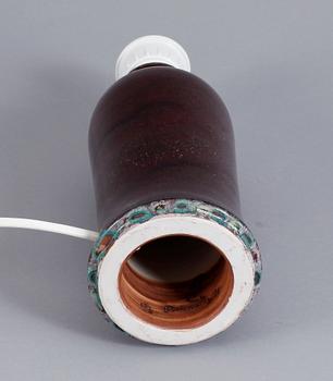 BORDSLAMPA, stengods, Berndt Friberg, Gustavsbergs studio, 1976.