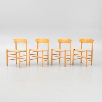 Børge Mogensen, chairs, 4 pcs, "J39", Denmark, second half of the 20th century.