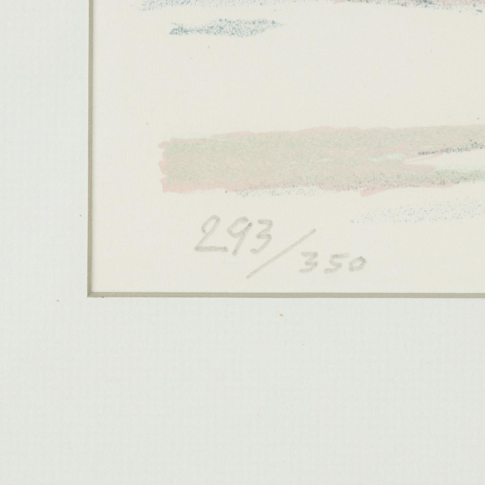 Roland Svensson, lithograph in colours, signed 293/350.