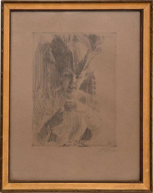 Anders Zorn, En ring.