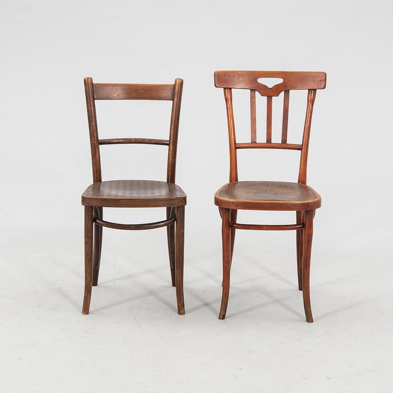 Stolar 6 st Thonet 1900-talets första hälft.