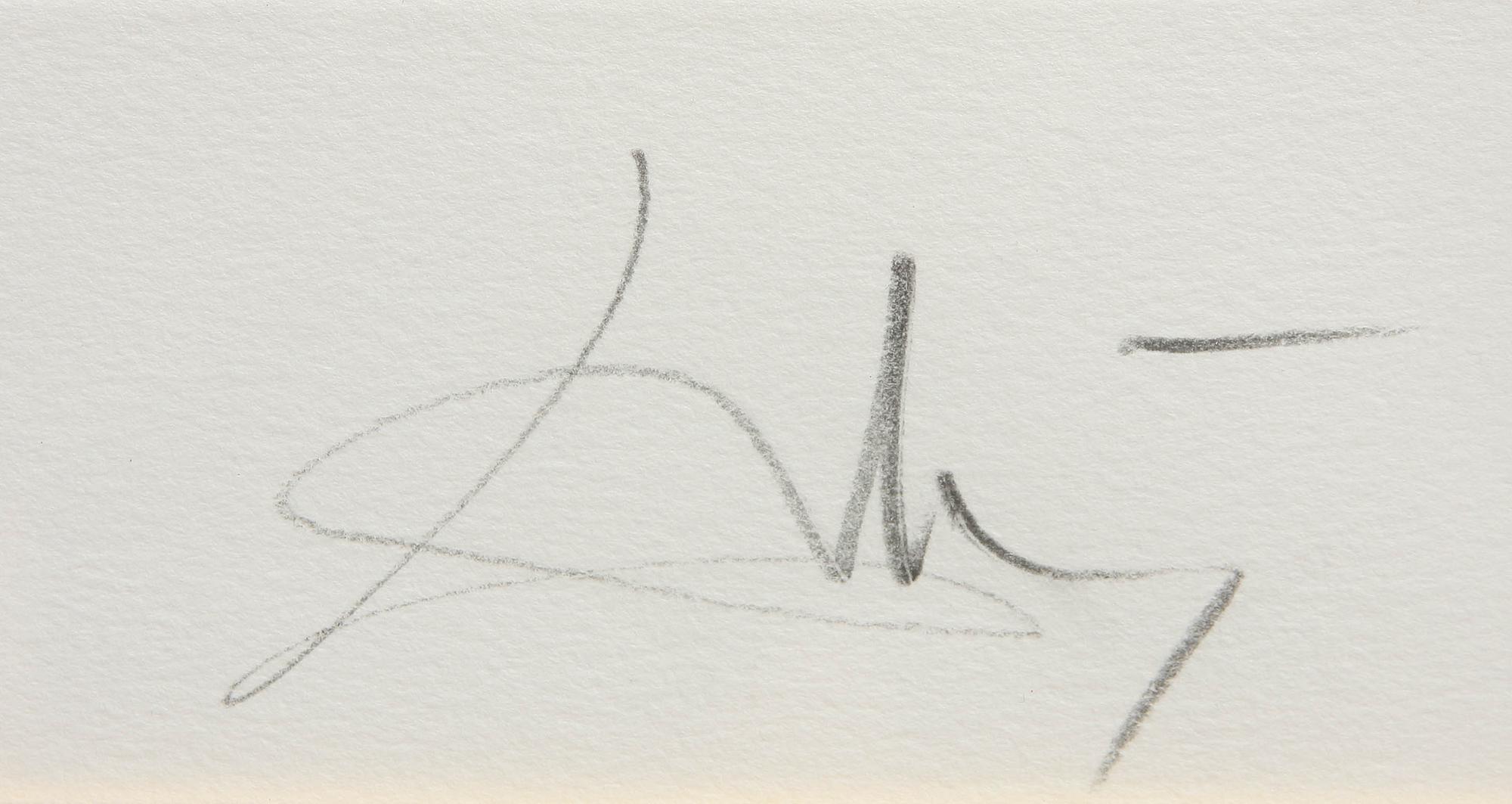 SALVADOR DALI, färgetsning, sign o numr 184/250.