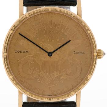 CORUM, Coin watch, wrist watch, 35 mm.