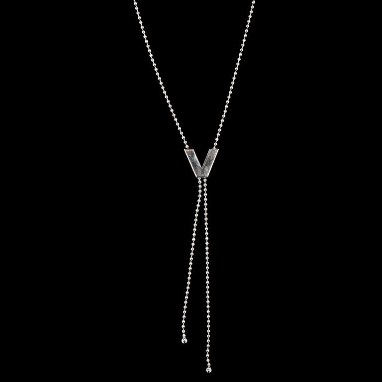 NECKLACE, Versace, 18k white gold.