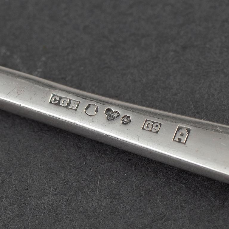 24 psc silver cutlery 'Diplomat',  CG Hallberg, Stockholm 1950s.