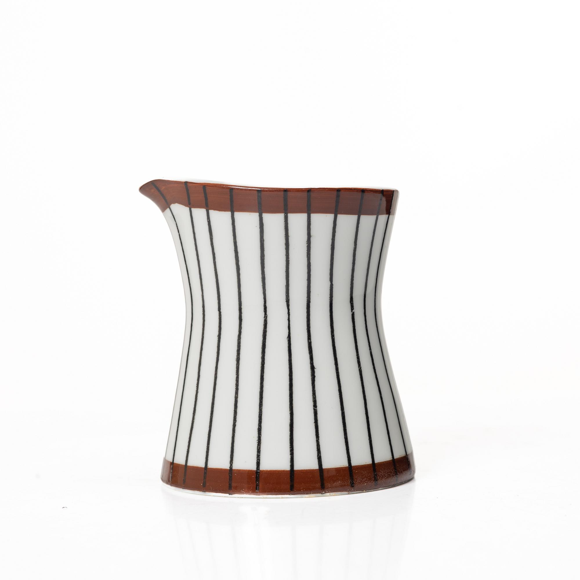 Stig Lindberg, Coffee service, 16 pieces, porcelain, “Spisa Ribb”, Gustavsberg.