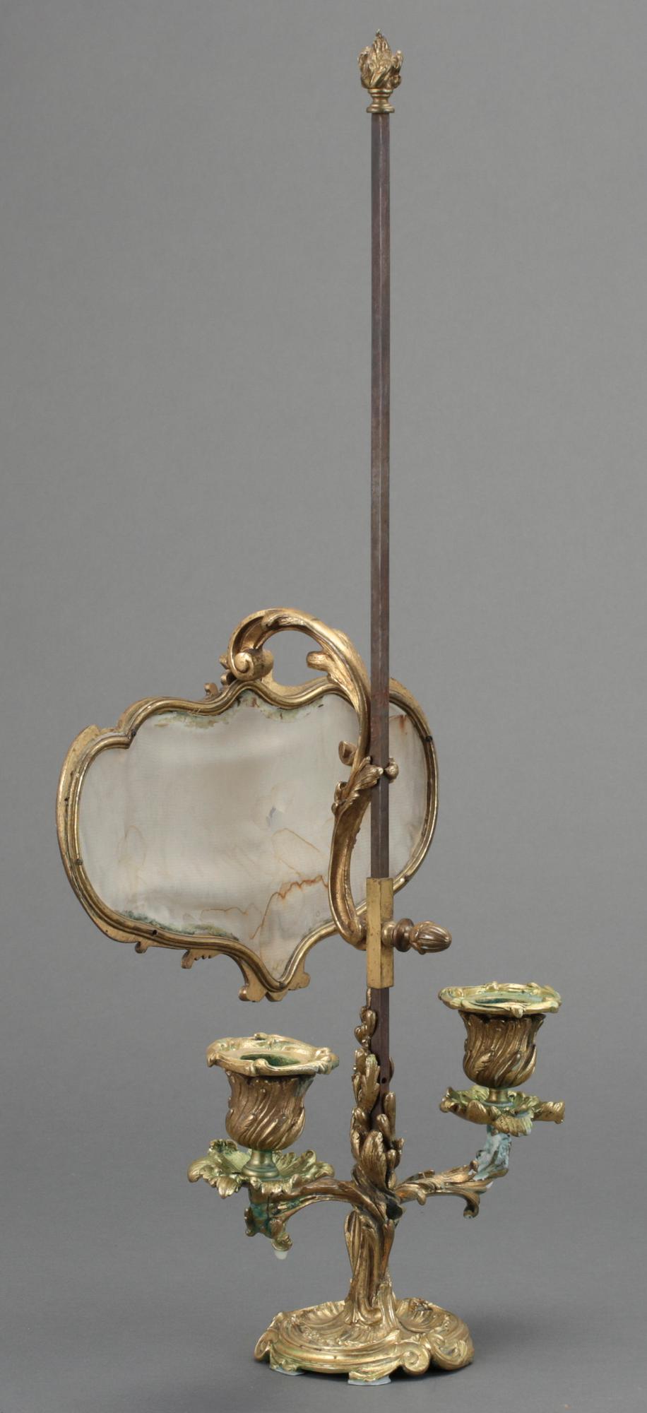 LÄSLAMPA, rokokostil, 1800-talets slut.