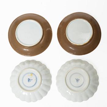 Five cups and four dishes, Qing dynasty, Kangxi (1662-1722).