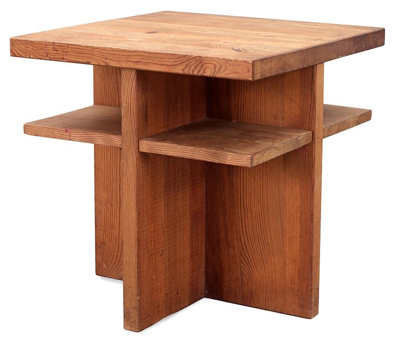 An Axel Einar "Lovö" pine sofa table by Nordiska Kompaniet 1930's.