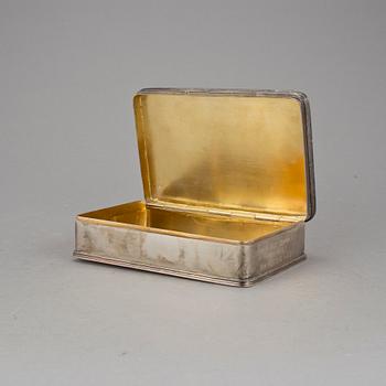 SKRIN, silver och emalj, troligen Nagpur,  Indien, 1900-tal. Vikt 885 g.
