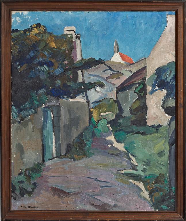 ANDERS OSTERLIND, olja på duk, sign.