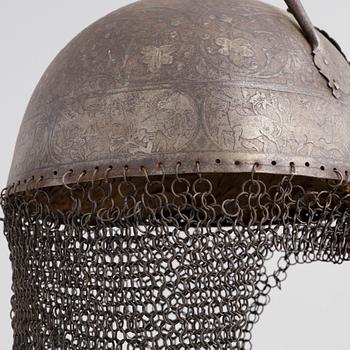 A Persian Khula Khud, 19th century.