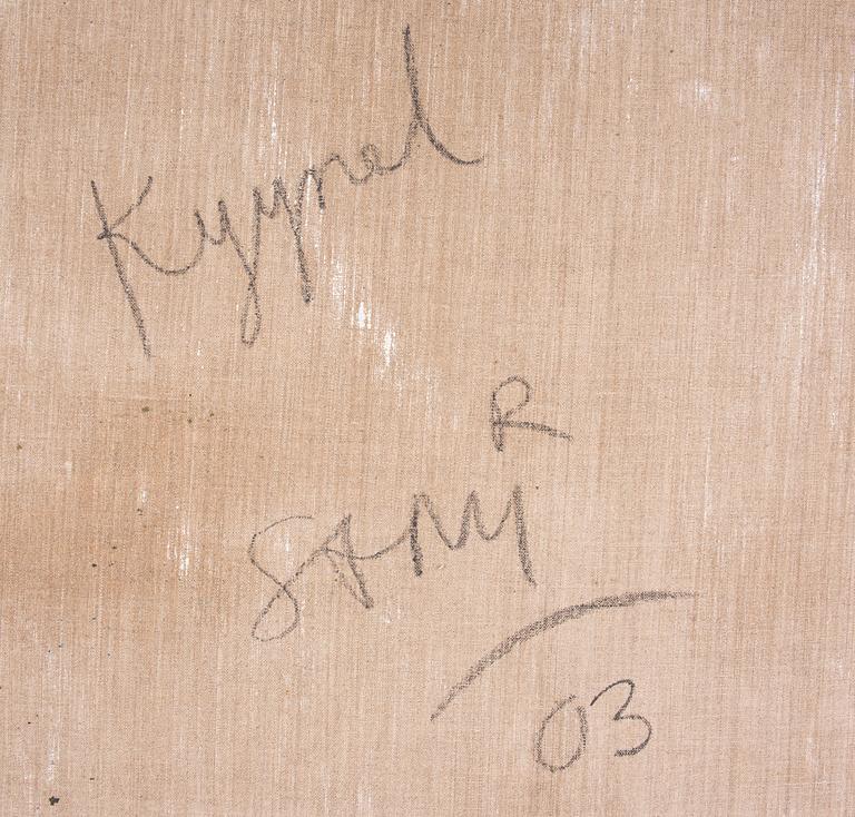 SAMI RINNE, olja på duk, a tergo signerad och daterad 03.