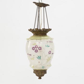 A ceiling lamp, late 19th Century.