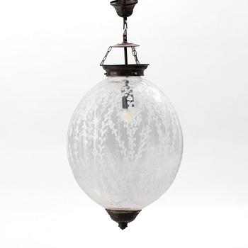 Ceiling lamp, Europe, first half of the 20th century.