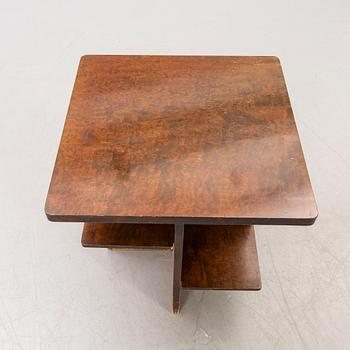 A 1930s-40s birch table.