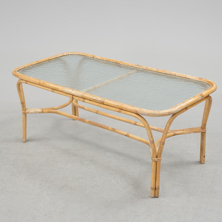 A bambu furniture suite from E.W. Ottosson korgmöbelfabrik, Stockholm, 1940's.