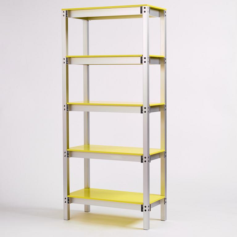 Fredrik Paulsen, a shelf, prototype, "Storage One (HI) Proto", JOY, 2023.