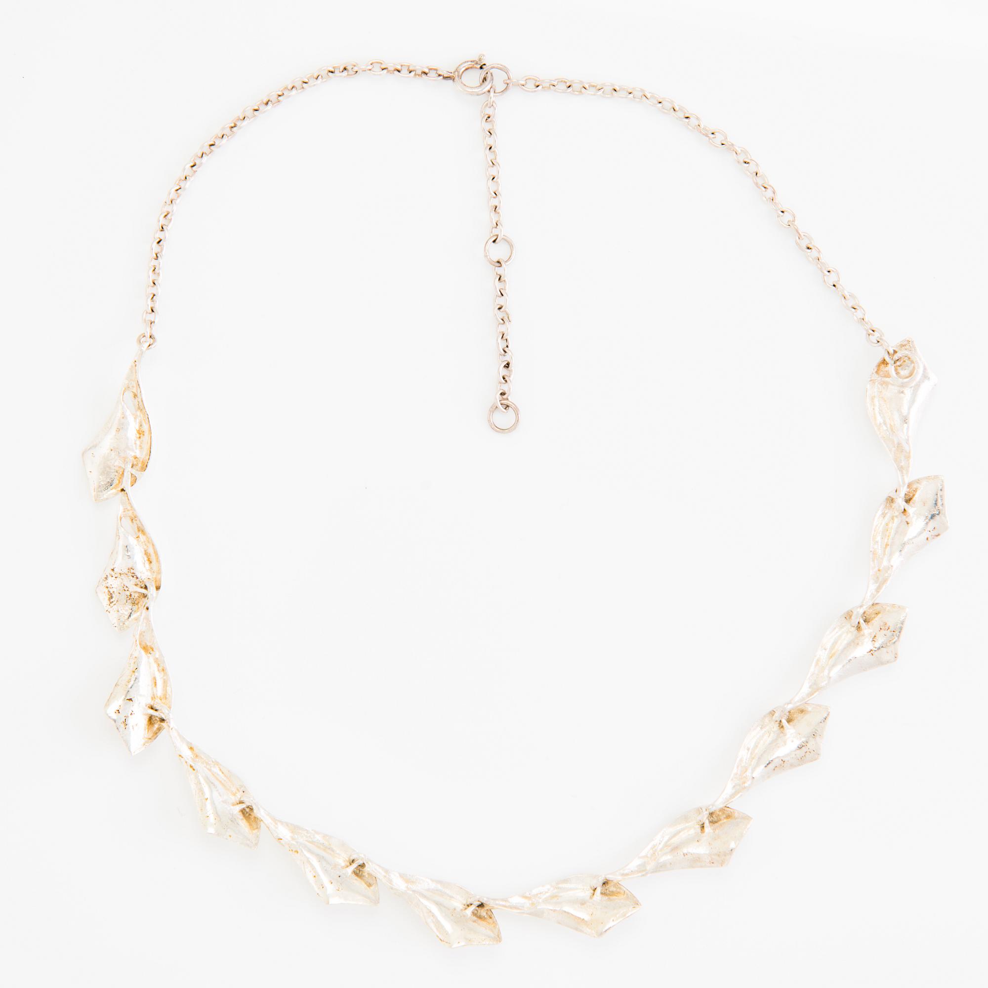 HALSBAND, sterling silver, Valo-koru, Åbo.