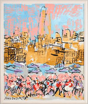 UNO VALLMAN, olja på duk, signerad.