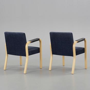 KARMSTOLAR, ett par, nr 26, Alvar Aalto, Artek.