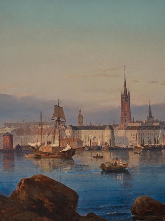 Carl Frederik Sørensen, Stockholm from Riddarholmen.