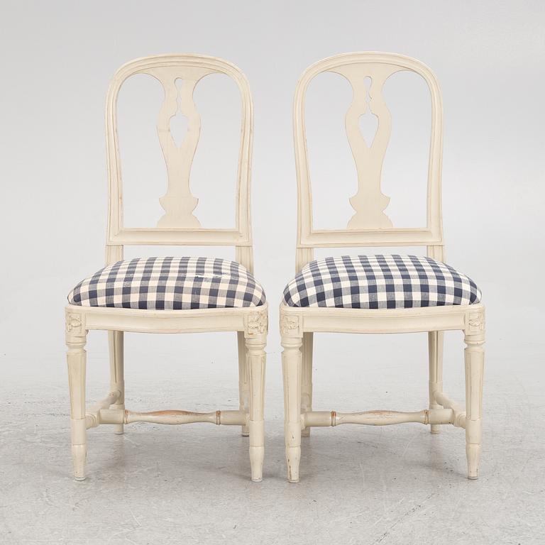 Twelve "Hallunda" chaira from IKEA's 18th century series, 1990's.