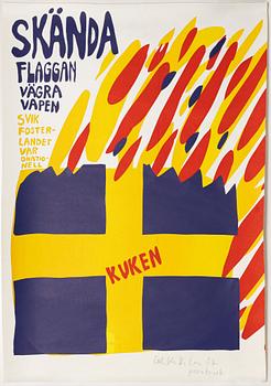 Carl Johan De Geer, "Skända Flaggan".