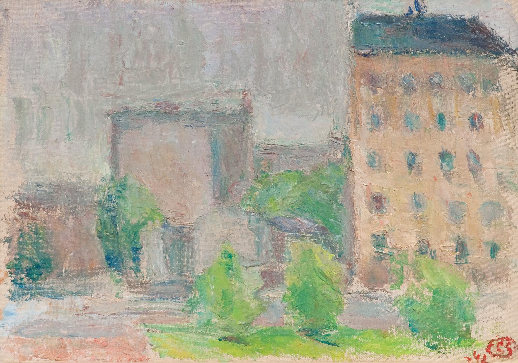 Sigrid Schauman, "UTSIKT ÖVER TÖLÖ".