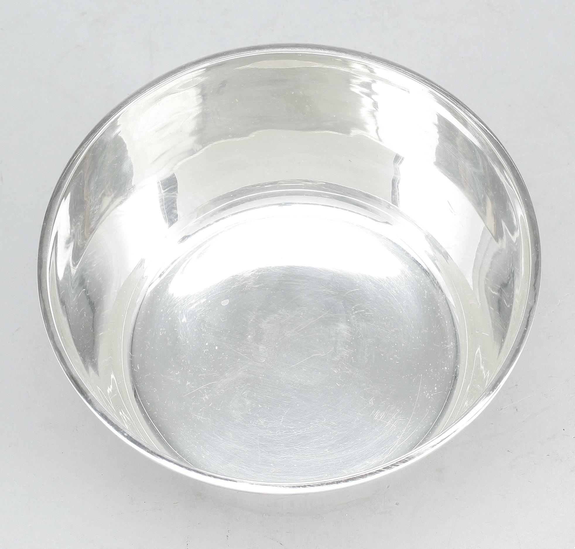 SKÅL, silver, Råströms Silver- O Nysilverfabrik, Stockholm, 1966. vikt ca 303g.