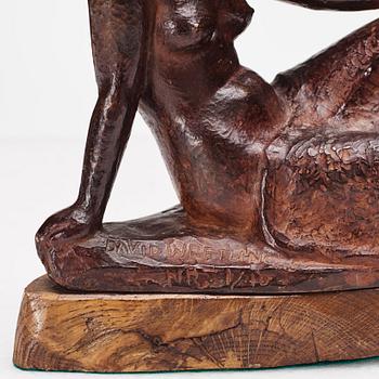DAVID WRETLING, bronze sculpture, signed David Wretling, numbered 1/10.