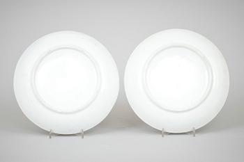 SKÅLFAT, ett par. Porslin, Kina, 1800-talets början.