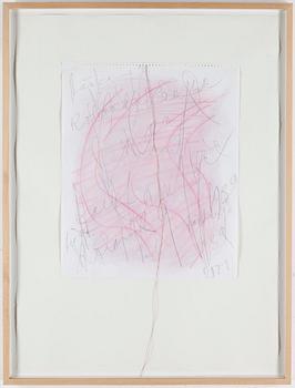 EDDIE FIGGE, mixed media on paper, signed and dated 2001.