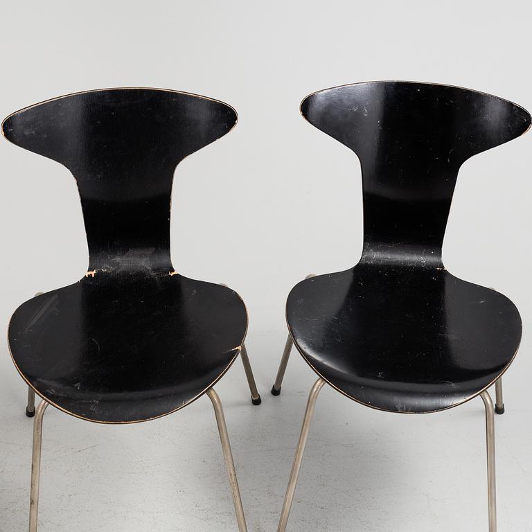 ARNE JACOBSEN, stolar, "Mosquito Chair" 4 st, Fritz Hansen.