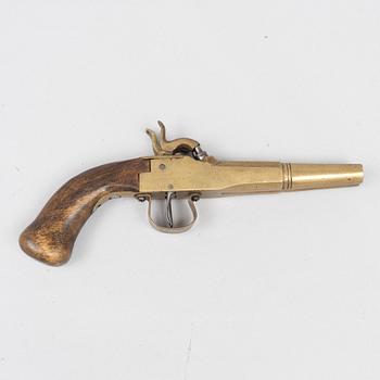 Pistols 3 pcs, 19th century.