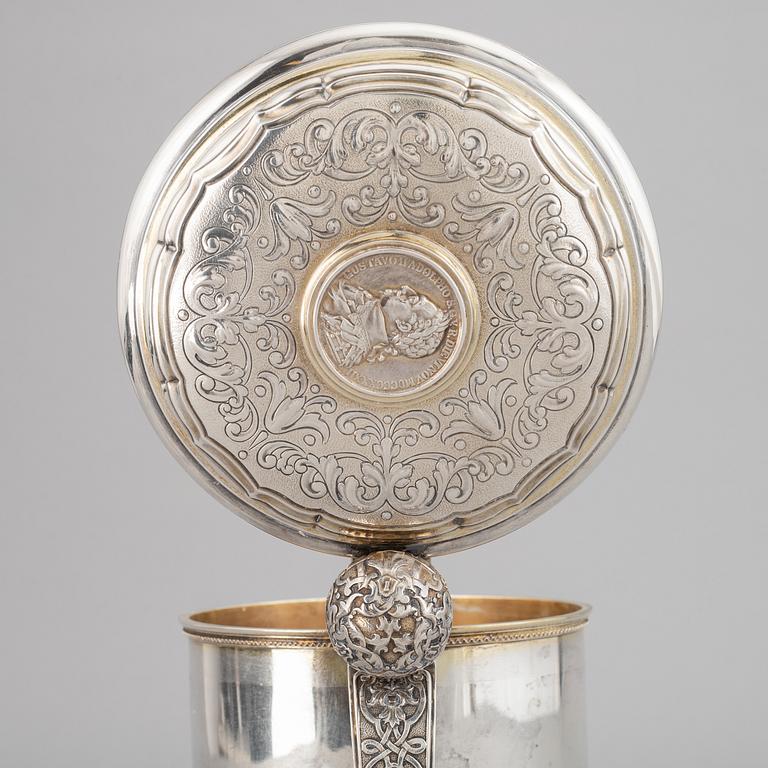 Gustaf Möllenborg, stop, silver, barockstil, Stockholm 1892.