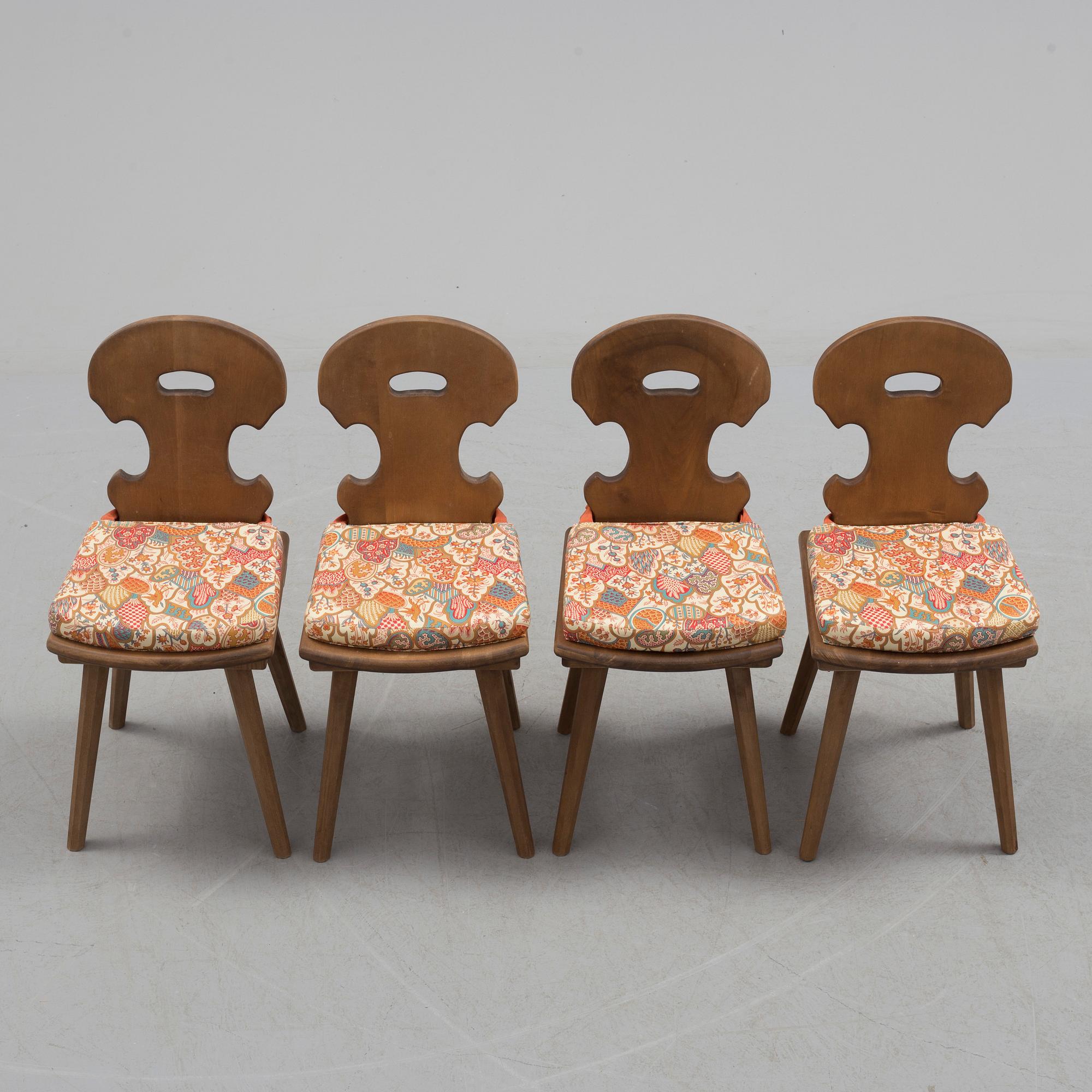 BARNSTOLAR, trä, 1970/80-talet.