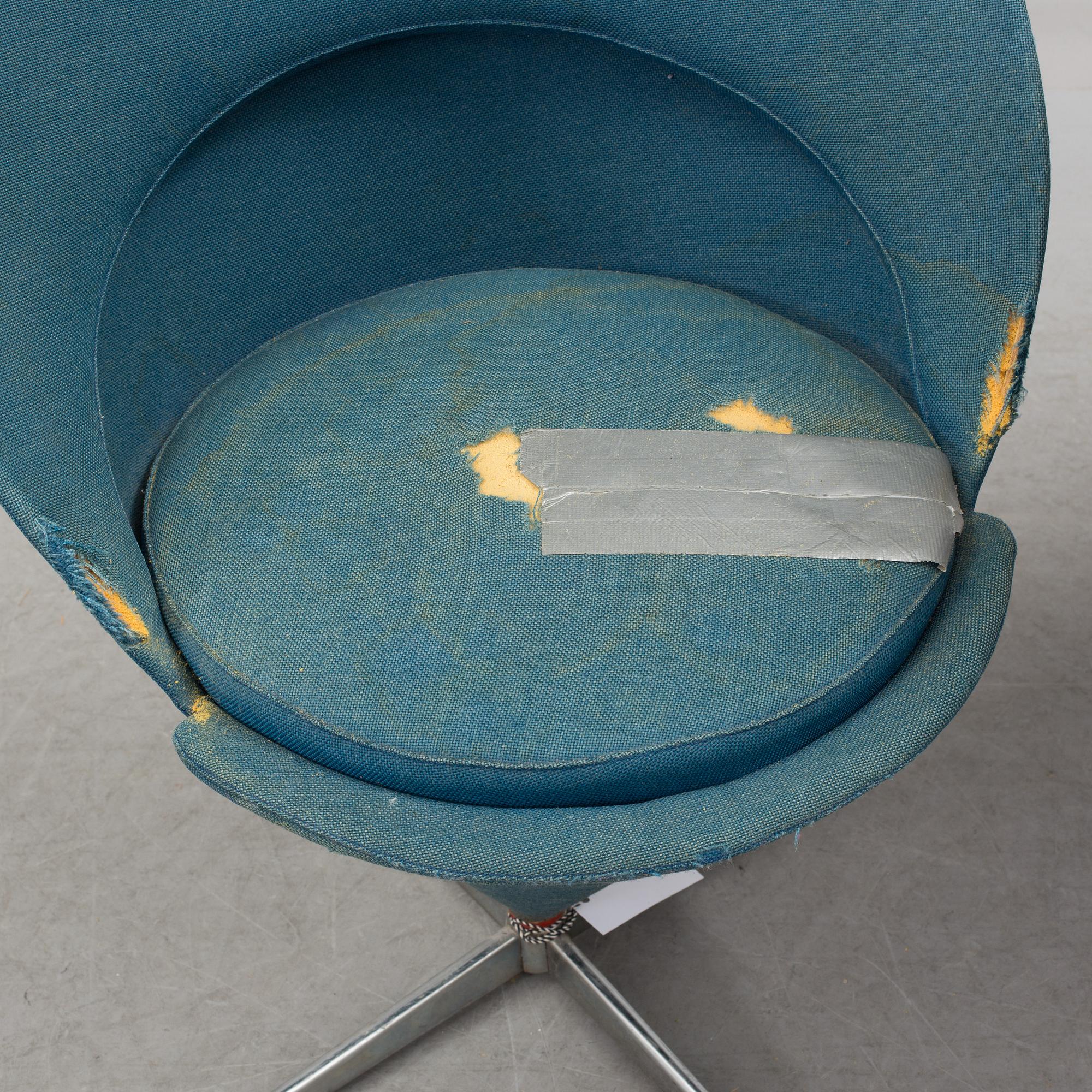 VERNER PANTON, ett par stolar, "Cone-chair". Ca 1960-tal.