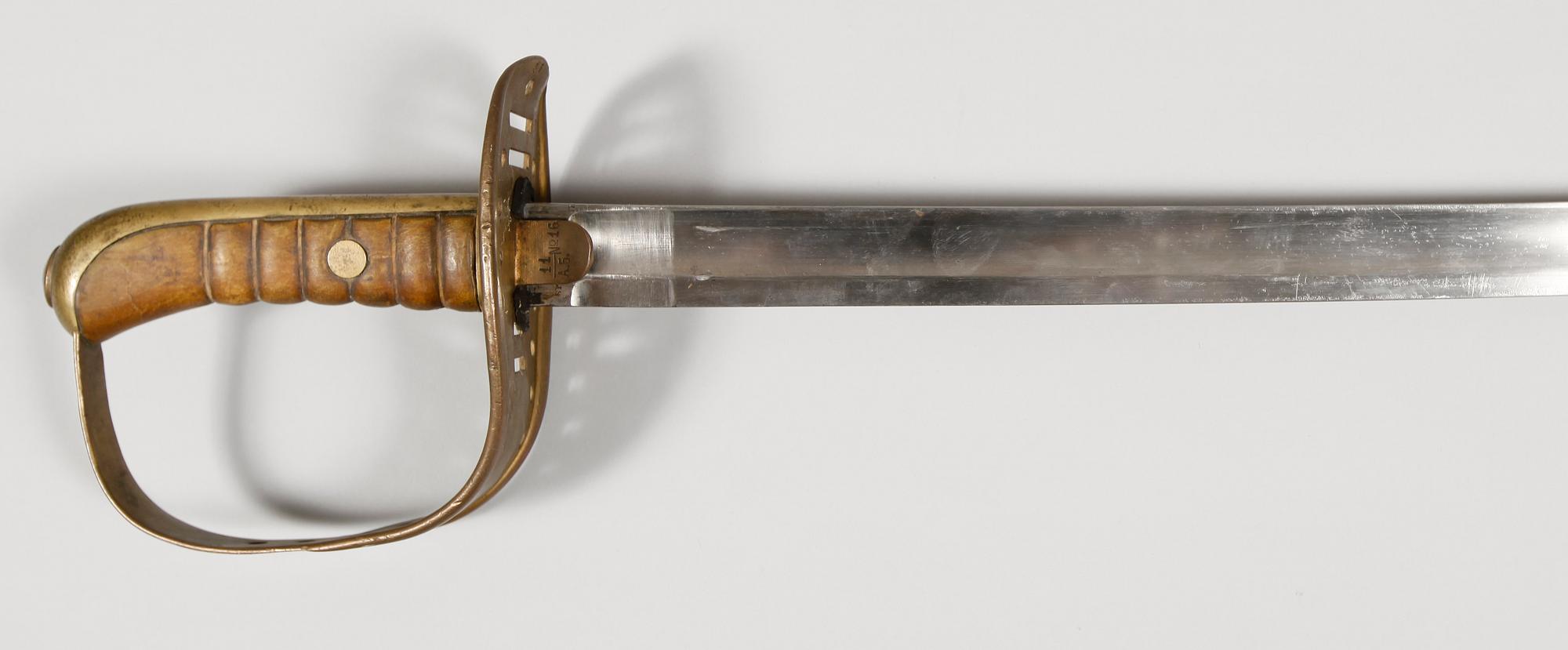 SABEL, modell 1867-1893, kavalleri.