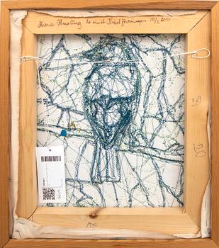 Maria Blombärg, textile, signed.