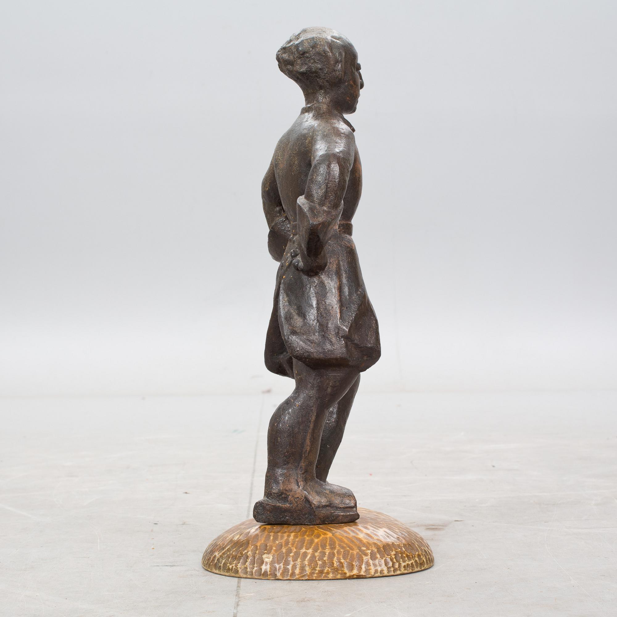 ALLAN EBELING, skulptur, gjutjärn, ej signerad.