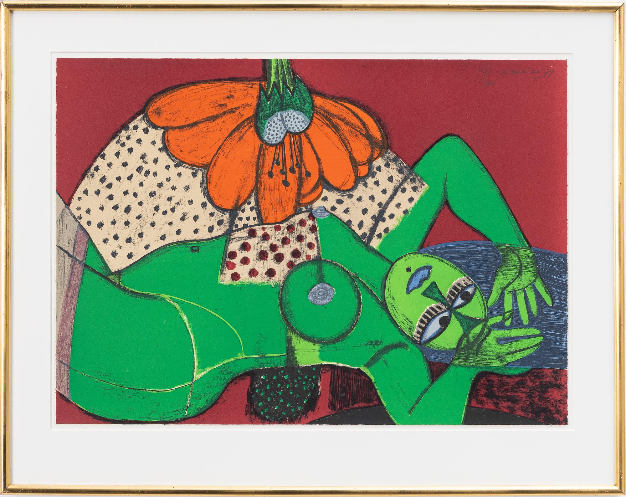 Beverloo Corneille, Under the flower.
