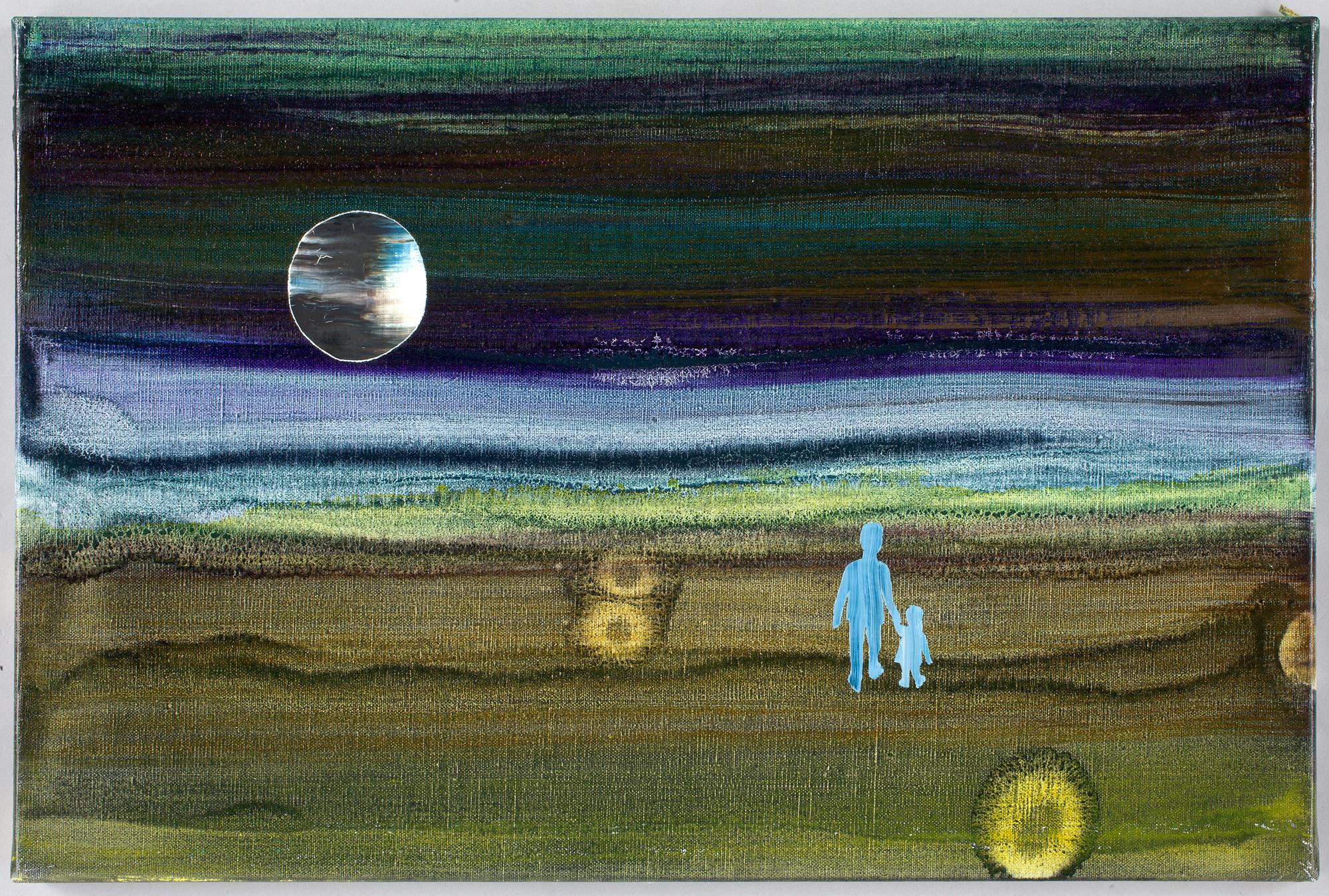 MARCUS EEK, olja på duk. Sign a tergo.