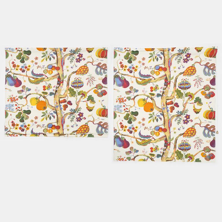 Josef Frank, hissgardiner, ett par, "Vegetable Tree", Svenskt Tenn.