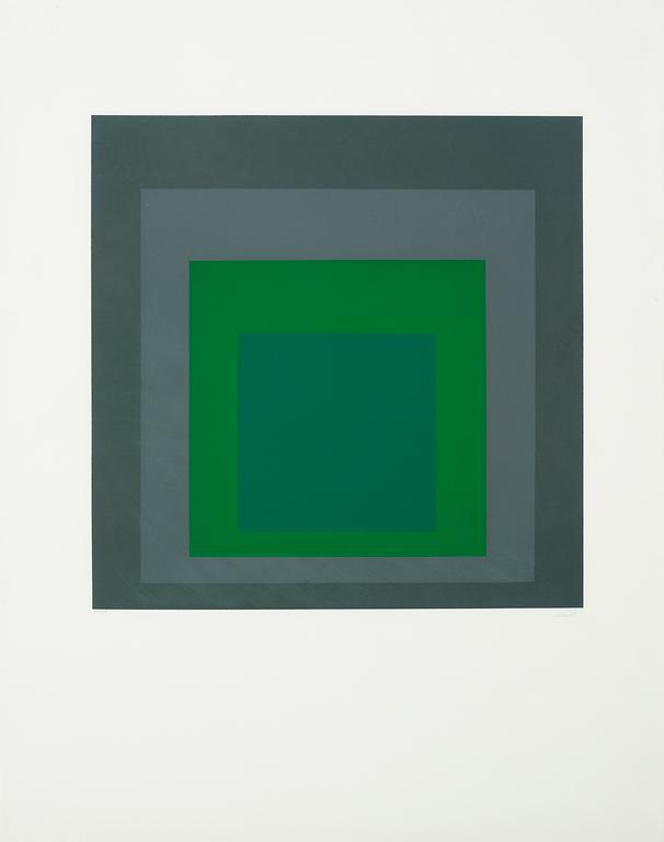 Josef Albers, "Hommage au carré".