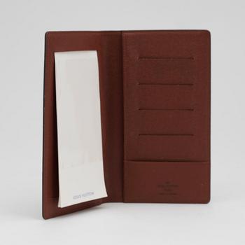 LOUIS VUITTON, a Monogram canvas agenda.